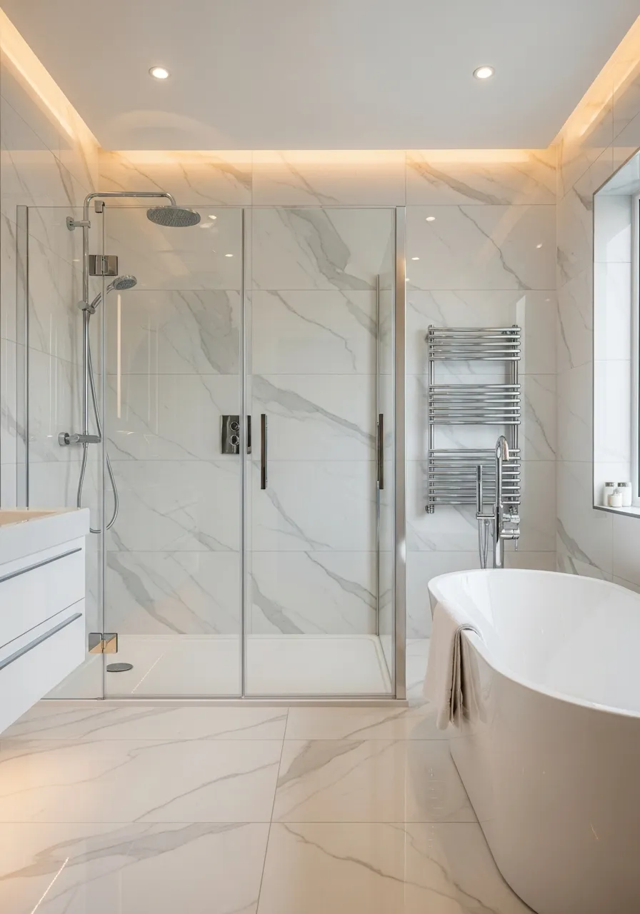 Modern bathroom project