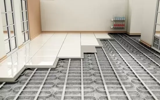 Underfloor heating system installation